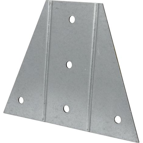 Piastra di collegamento zincata per strutture in legno