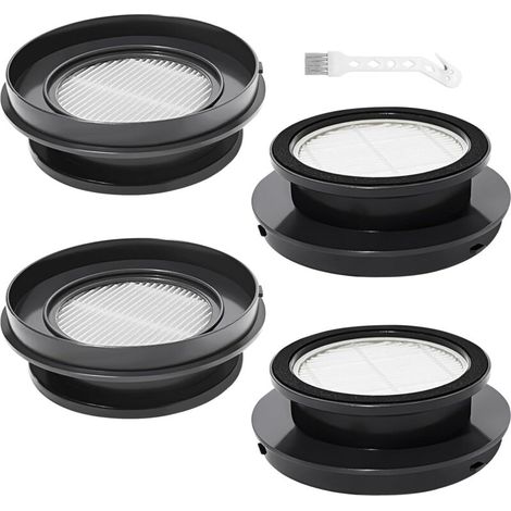 HEPA Filtre Pièce de rechange pour SunSare X7A-US / V7 aspirateur Accessoires pour filtre, lavable et réutilisable, 4 filtres de rechange + 1 brosse de nettoyage (1/5)