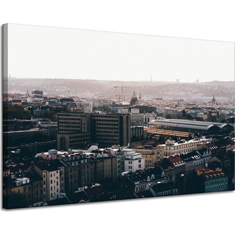 Cuadro sobre lienzo Arquitectura Vista de la ciudad 120x80 Vista aérea