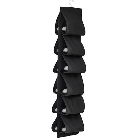 Hangorganizer, Schuhschrank, 12 Schlafzimmer, Hangend mit Haken, Aufhänger für Ihre Schuhe, Organizer für Schrank, Kleiderschrank, Hintergrundbeleuchtung, Schlafzimmer, Camping