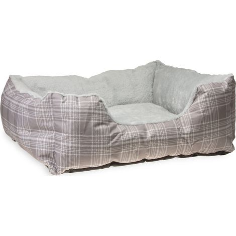 K CAMA GATO MIRO BEIGE/GRIS CLARO 55 X 50 X 20 CM