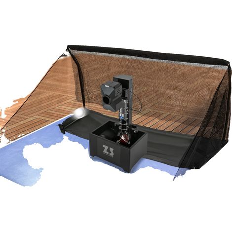 Máquina de pelotas de ping-pong, 10 modos de servicio, control remoto inalámbrico, color negro. (1/2)