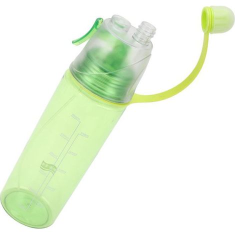 Bouteille de pulvérisation d'eau en plastique de grande capacité, échelle transparente, pour sport, randonnée, pique-nique, - (1/4)