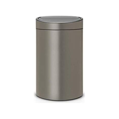 Brabantia Cubo de basura dos compartimentos 10 + 23 litros Plateado