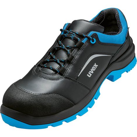 uvex 2 xenova® 9555244 ESD Sicherheitsschuh S3 Schuhgröße (EU): 44 Schwarz, Blau 1 Paar (1/5)