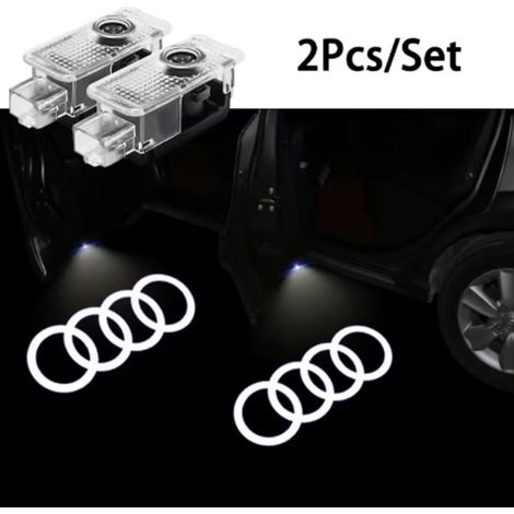 Kabellose HD-LED-Einstiegsleuchte für Autotüren, dekorativer Projektor für Audi S-Line A1 A3 Q5 A4 B8 B7 A5 A6 C7 A7 A8 B9 B6 C6 Q2 Q3 C[NX]
