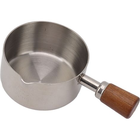 Professioneller Saucenbecher aus Edelstahl 304 mit Griff für Kochen, Bankette, Picknicks, Silber, 80 ml (1/5)