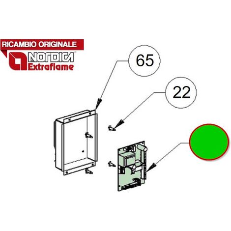EXTRAFLAME - 002202512 - Scheda elettronica LP14 LP20 LP30