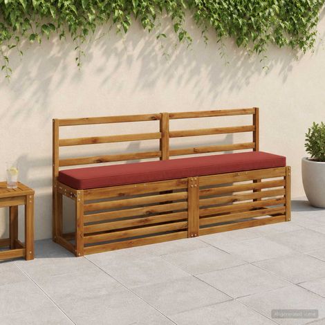 vidaXL 2-Piece Bench Cushions VUGHT 2 pcs 100% Polyester Red (1/5)