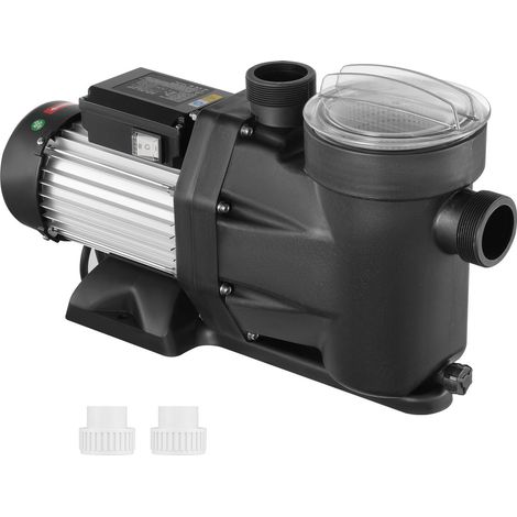 Pompe de piscine hors sol 1500W (2CV), 220-240V, vitesse double 1450/2860 tr/min, débit max 33000 L/h, économe en énergie, certifiée CE (1/5)