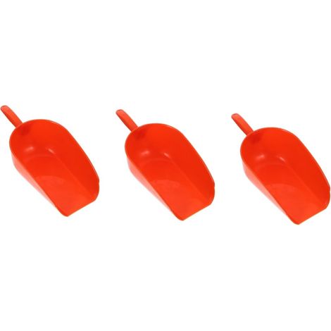 3pièces Scoop à Alimentation Pour Volaille Pelle Réutilisable Épais Pour De Bétail Et Jardinage Outil De Ferme Pratique Et Durable (1/5)