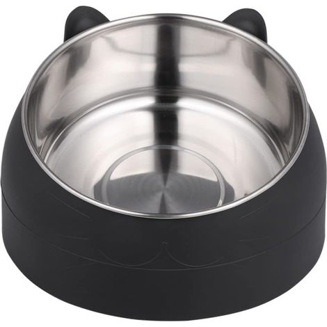 1 Gamelle chauffante chat, Acier inoxydable 304, Température constante, Protection cou, Alimentation animale (1/5)