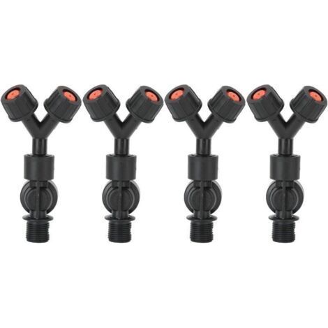 4pcs anti - gouttes double tête de pulvérisation, accessoires pour pulvérisateur électrique agricole à dos de calibre,de (1/5)