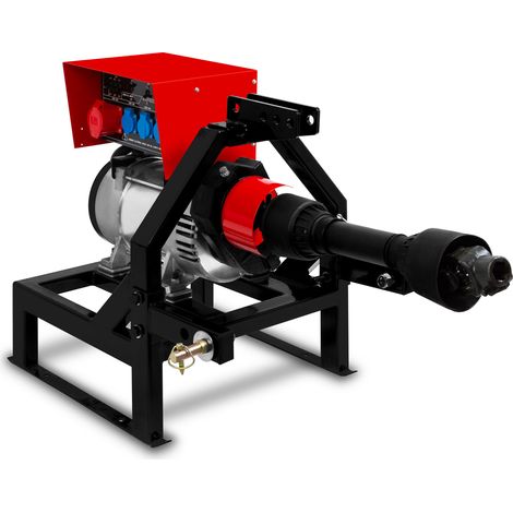 Eberth – Groupe électrogène agricole 18,75 kVA – Prise de force 1-3/8" 6 dents – Alimentation 230V/400V – Système AVR – Poids 120 kg