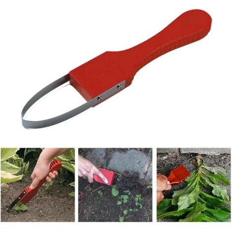 Outils de désherbage - Couteau à désherber - Désherbeur manuel - Accessoires de jardin - Rouge (1/5)