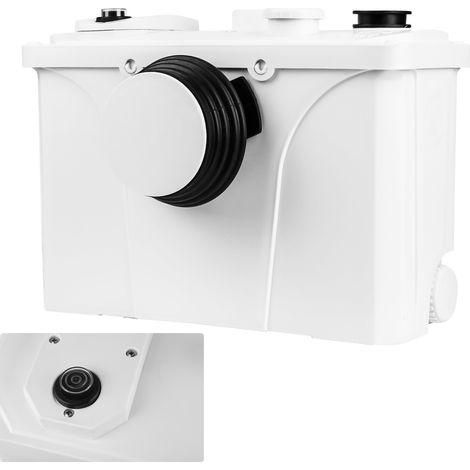 Randaco Hebeanlage 700W Sanitär Schmutzwasserpumpen Haushalts Hebeanlage Abwasserentsorgung Fäkalienpumpe Für WC, Dusch