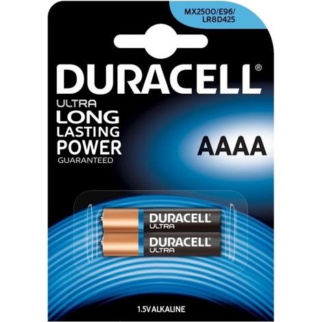 PILAS DURACELL ALCALINA AAAA MX2500 ULTRA POWER DRB25002