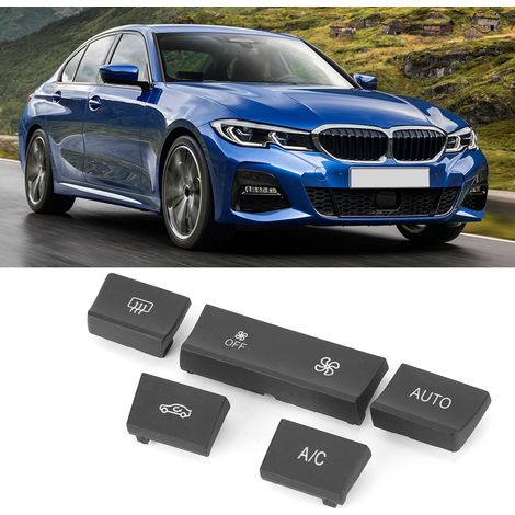 5 Stück Kfz-Klimaanlagenknöpfe, passend für BMW 3er (2013–2018) und BMW 1er, 2er, 4er (F-Chassis). (1/5)