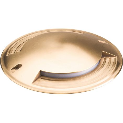 Encastré de sol extérieur ZEPH 3 24V déflecteur double bronze 4000K 6x2W - EUROPOLE - 55361DDBR