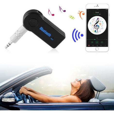 Récepteur Bluetooth - XCSOURCE - MA913 - Adaptateur 3,5 mm - Mains Libres - Noir (1/4)