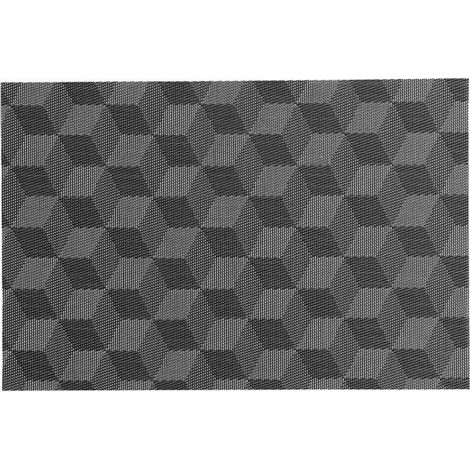 Set de Table "Cubiz" 30x45cm Noir & Blanc