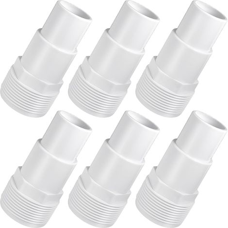 Adaptateur de tuyau combiné SPX1091Z4 - Connecteur de tuyau de pompe de piscine universel 1 1/4"-1 1/2" pour filtre de la série professionnelle S140T. S144T (6 pièces) (1/5)