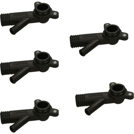 Bride/tuyau de liquide de refroidissement 5X 11531739208 compatible avec BMW 316 E36 1.9 (1998-2000) (1/5)