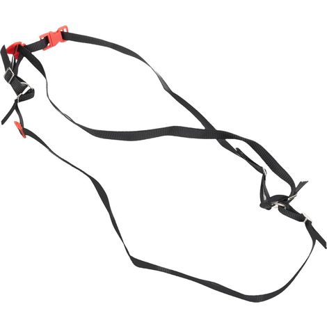 Kit de Sangle en Y pour Pneu de Secours RC pour UDR et SCX10 – Support Fixe en Nylon Haute Résistance avec 3 Crochets Métalliques – Dispositif de Retenue de Pneu de Secours pour Voiture RC à (1/5)