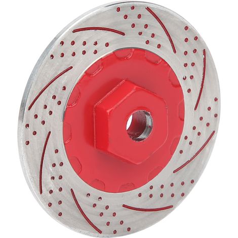 4 Disques de Frein Métalliques Simulés Rouge pour Traxxas TRX4 TRX6, Accessoires RC 1/10, Pièces Voiture Modélisme (1/5)