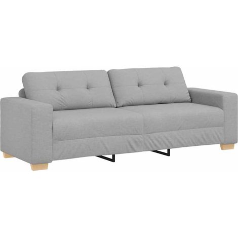Sofa 3 places,Sofa pour Salon,Banquette avec coussin Gris nuage tissu CFW951733 (1/5)