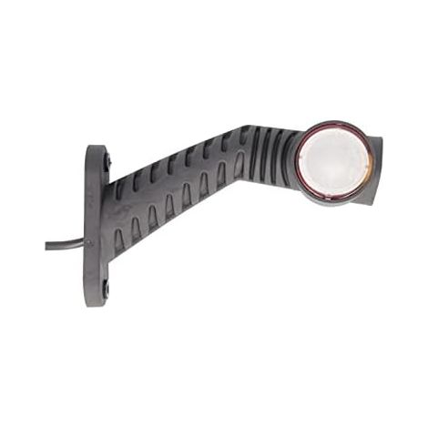 feux de gabarit LED en caoutchouc 12 V 24 V Feu de position pour voiture, camion, voiture Lampe lumière blanche rouge orange (1/4)