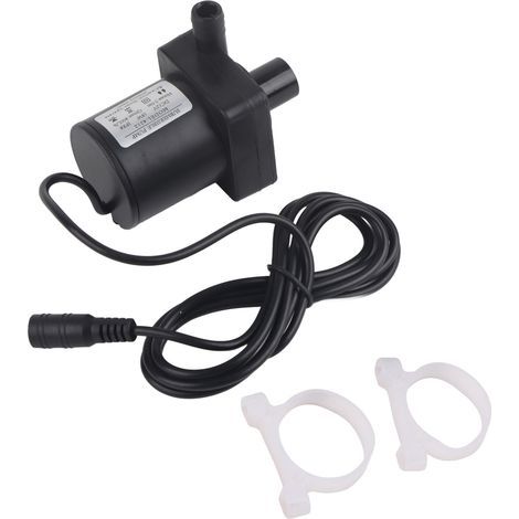 Pompe Submersible DC Sans Balais Silencieuse pour Bassin, Aquarium et Fontaine - 12V, 800L/h, 18W (1/5)