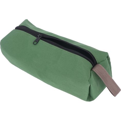 Werkzeugtasche mit breiter Öffnung, robustes Canvas-Gewebe, geräumige Handtasche, tragbar, multifunktional zur Aufbewahrung (1/5)
