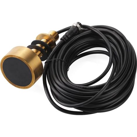 Transducteur TD-25 Bronze Haute Puissance de 600W avec Fiche Aviation 3 Broches pour Outils de Pêche Avancés (1/5)