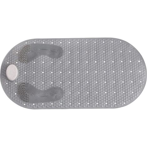 Tappetino da doccia - Massaggiatore per piedi - Tappetini da bagno antiscivolo - Spazzola per piedi - Spazzola per doccia - Tappetini antiscivolo - Tappetini da bagno con pietra esfoliante per piedi - (1/5)