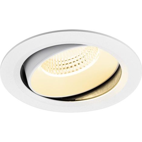 Encastré downlight NUMINOS® MOVE XL intérieur 3000 K 55° IP20 rond blanc - SLV - 1010006