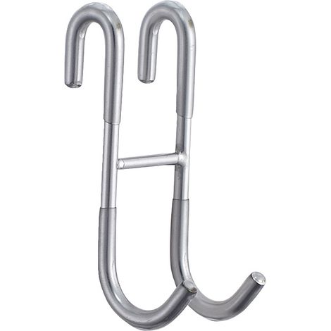 Crochets de porte de douche, porte-serviettes, crochets pour porte vitrée pour suspendre manteaux, porte-chapeaux, organisateur de salle de bain, peignoir, éponge à raser, lot de 2 (1/5)