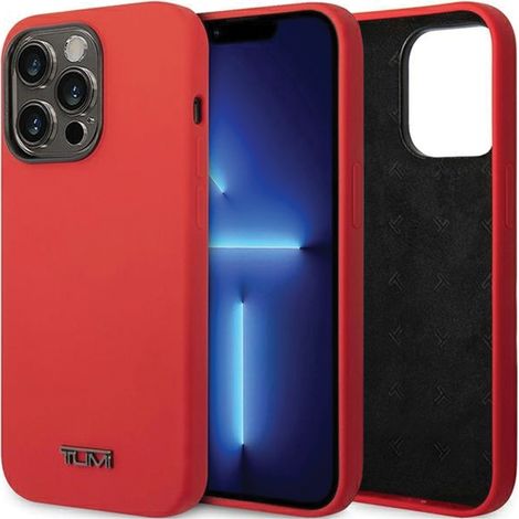 Custodia rigida Tumi TUHCP14XSR per iPhone 14 Pro Max 6.7, colore rosso/rosso, in silicone liquido. (1/5)