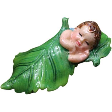 Statue de fée des Fleurs décorations de Jardin féérique décoration de Jardin de Conte de fées Mini Figurine de fée endormie bébé fée endormi Statue extérieure bébé Jardin la grâce-10pc (1/5)