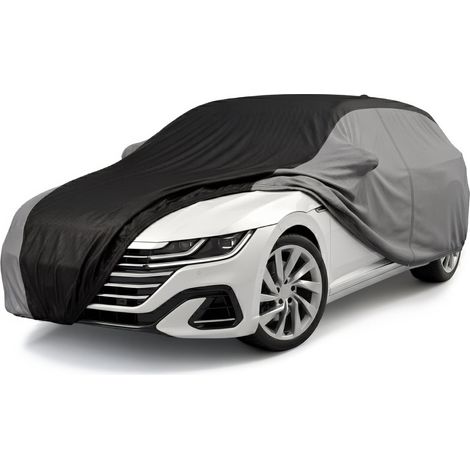 Housse de voiture Indoor Eco, bâche complet pour l'interieur taille 5 Break noir (1/5)