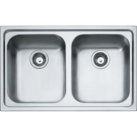 Franke Radar RRX 620. Tipo di lavello: Lavello ad incasso, Forma del lavandino: Rettangolare, Materiale del lavandino: Acciaio inox. Larghezza: 860 mm, Profondità: 500 mm, Altezza: 2... - 101.0053.243 (1/2)