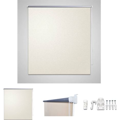 Verdunkelungsrollo 160 x 230 cm creme (1/4)