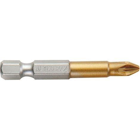 EMBOUT DE VISSAGE 1/4" TIN PZ2X50 MM