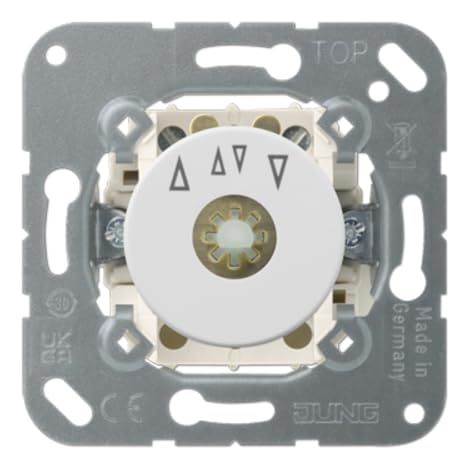 MÉCANISME VOLET ROULANT UNIPOLAIRE BLANC ALPIN (RÉFÉRENCE : JUNG 1234.10WW)
