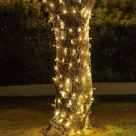 Solar LED IP44 2100 K warmweiß Dämmerungsschalter 100 cm lang Modern Außenlichterkette Garten Deko Außenleuchte Terrasse Solar (1/4)