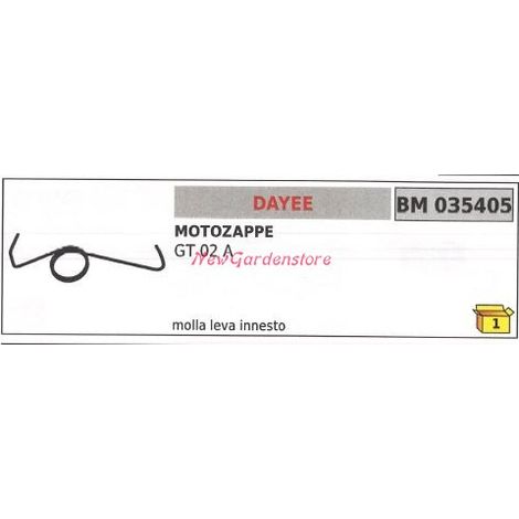 Feder des Selbstfahrantriebshebels DAYEE Motorhacke GT 02 A 035405