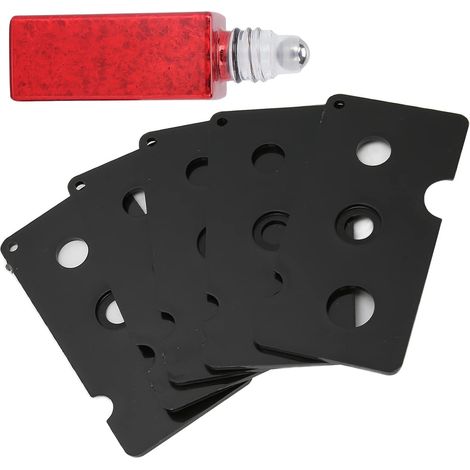 5 Pièces Ouvre-Bouteille D'huile Essentielle, Bouteille d'huiles essentielles Multicolores Liquide Dissolvant Accessoire de Dissolvant pour Bouteille à Rouleau en Verre et Autre Bouteille à Rouleau