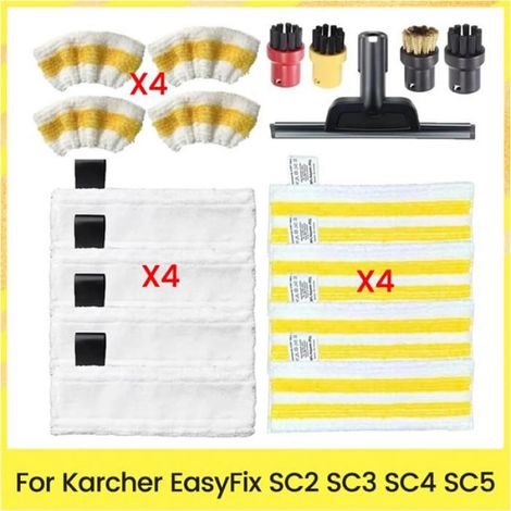 Pièces de Buse de Tête de Balai Vapeur pour Nettoyeur Vapeur pour Karcher EasyFix Série SC1 SC2 SC3 SC4 SC5 (1/4)