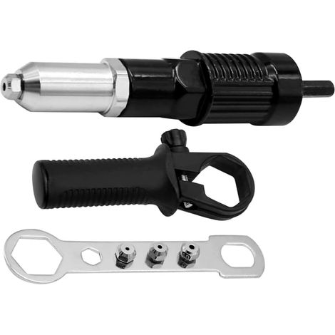 Pistolet à rivet pop - Kit d'adaptateur sans fil pour perceuse (4 (1/5)