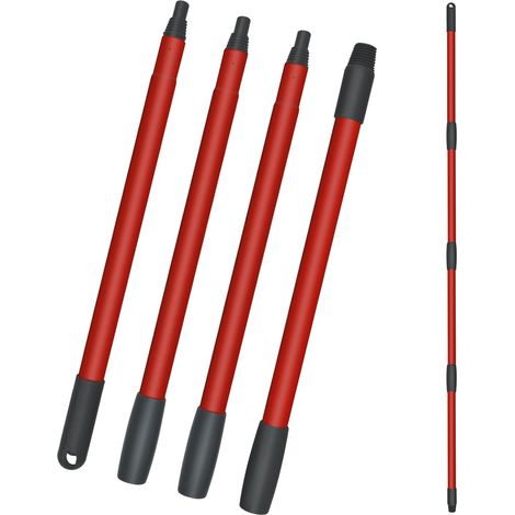 Une Pièce Manche de Rechange Compatible Avec Vileda Turbo Spin Mop Manche de Balai Barre Réglable en Quatre Parties (1/5)